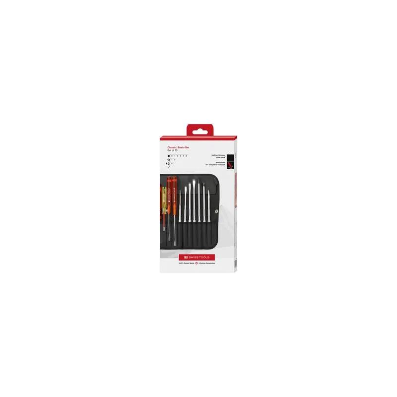 PB Swiss Tools PB 215.CBB/2 Classic screwdriver set with interchangeable blade with voltage tester