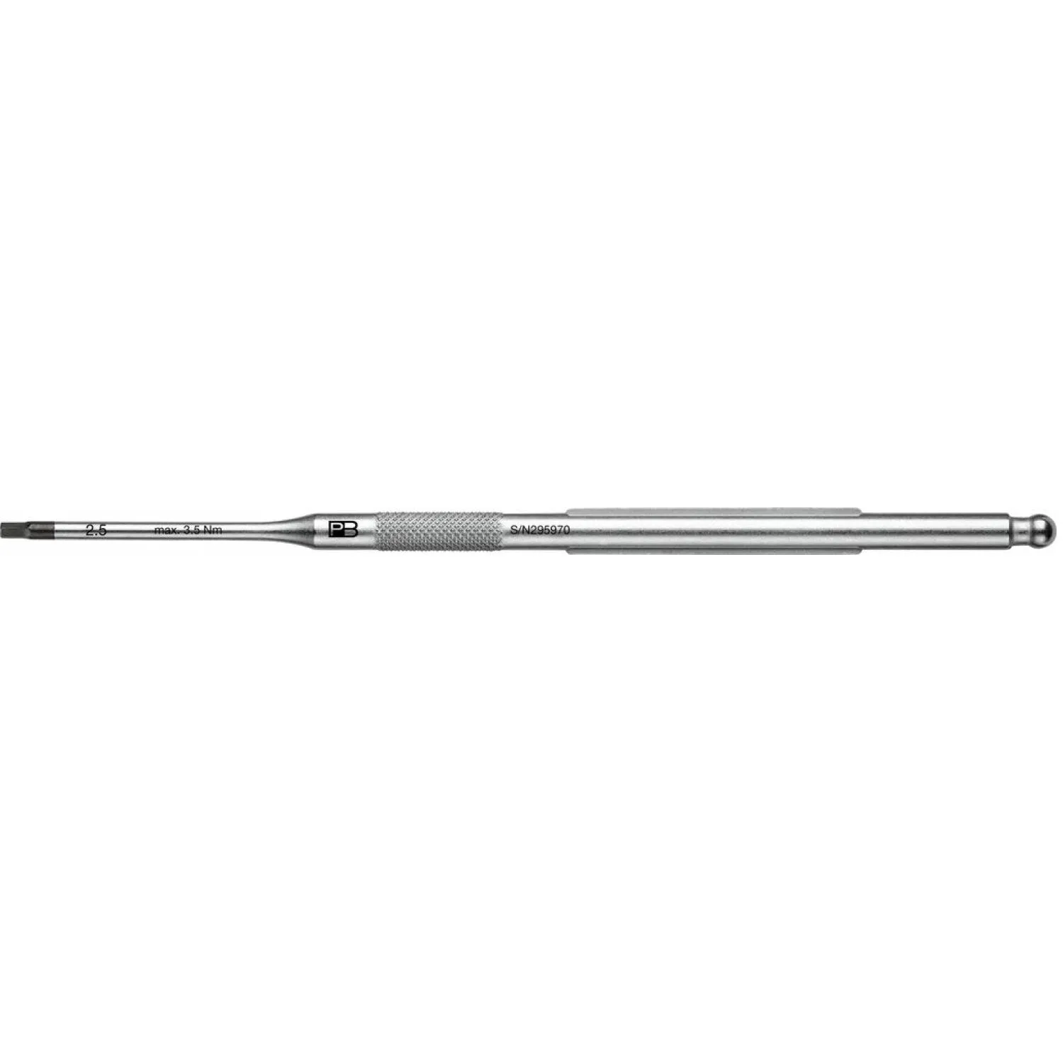 PB Swiss Tools PB 215.D 2,5 Interchangeable Blade for Hexagon Socket, Hex, 2.5mm x 90mm