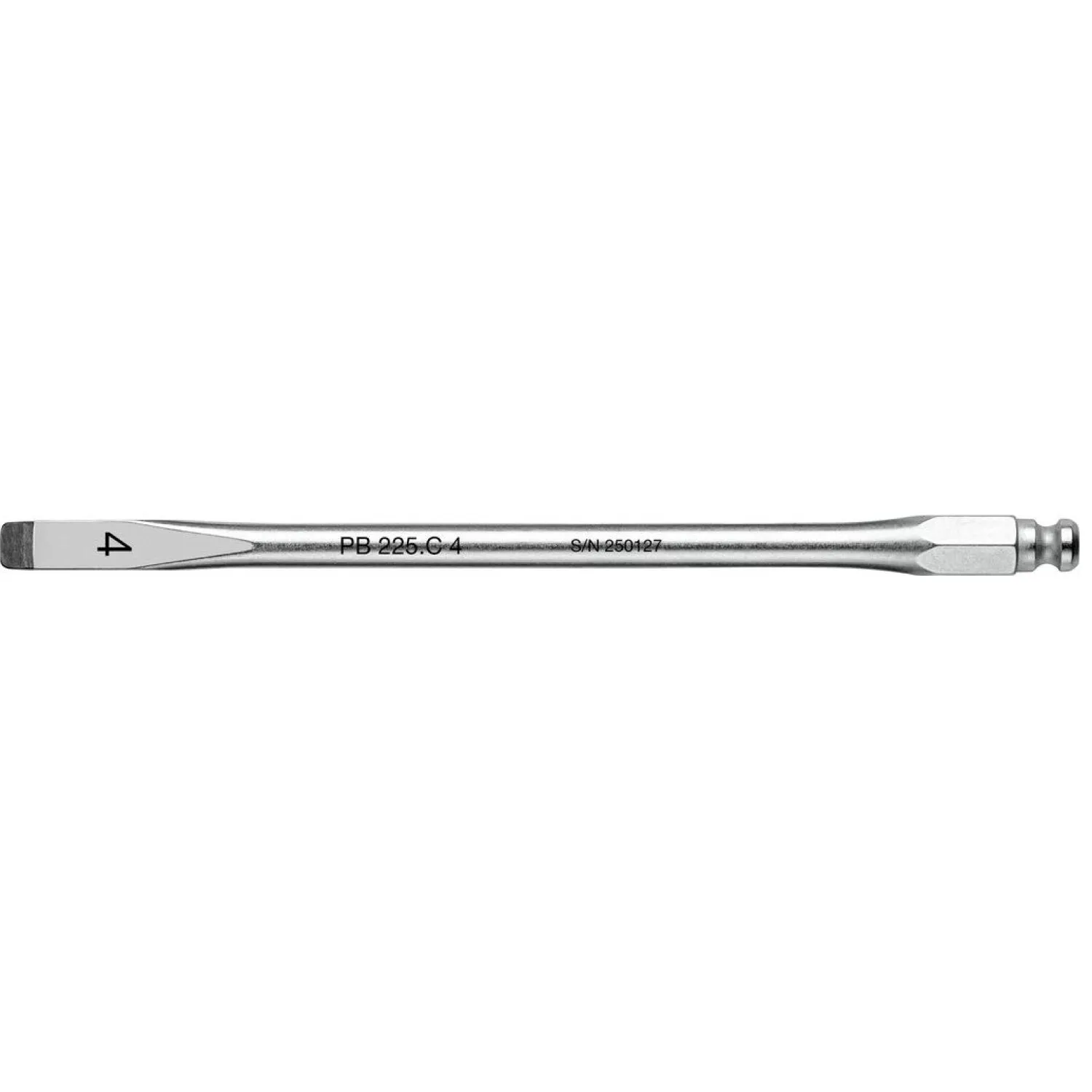 PB Swiss Tools PB 225.C 4 Interchangeable Blade, Slotted, Size 4mm x 140mm