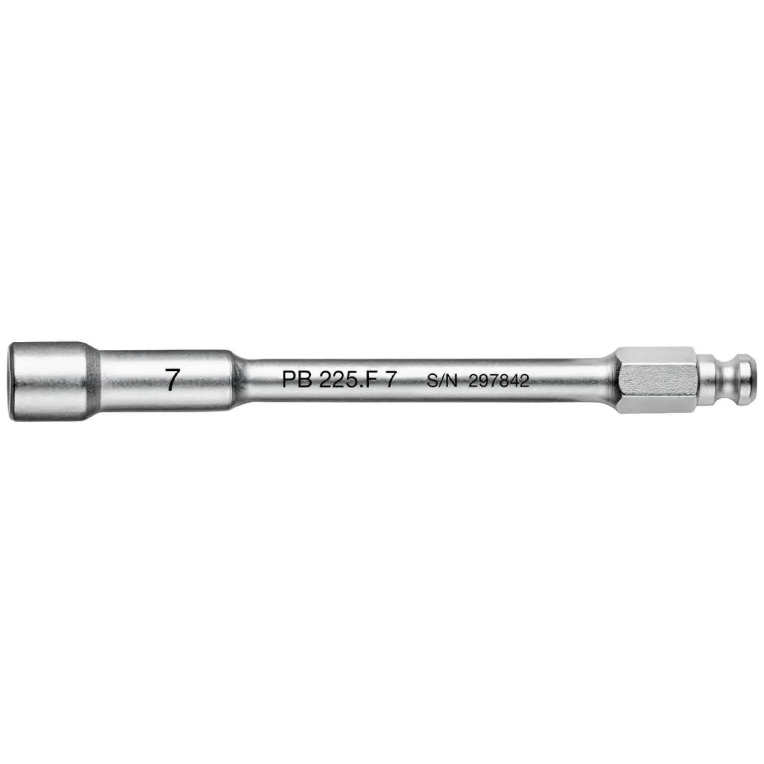 PB Swiss Tools PB 225.F 7 Interchangeable Blade with Inside Hex, 7mm x 100mm