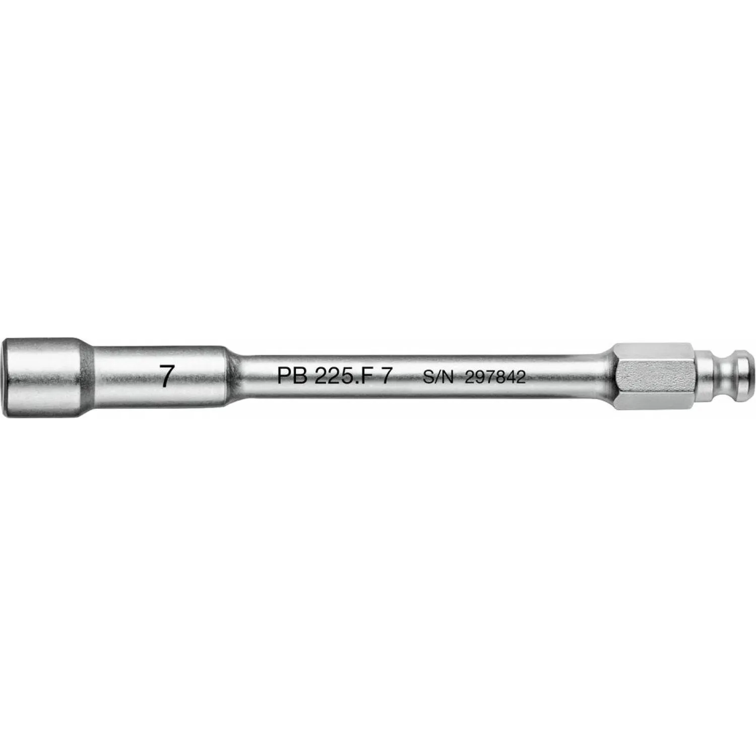 PB Swiss Tools PB 225.F 7 Interchangeable Blade with Inside Hex, 7mm x 100mm