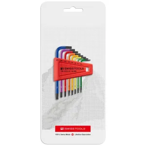 PB Swiss Tools PB 410.H 6-25 RB CN RainBow Key L-Wrenches, Set