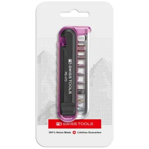 PB Swiss Tools PB 470.Purple CN BikeTool: Pocket Tool With 9 Screwdriving Tools