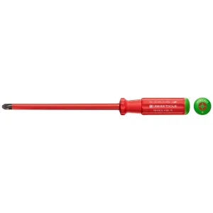 PB Swiss Tools PB 5192.SL 4-200 Classic VDE Slim Screwdriver Pozidriv, Size PZ4