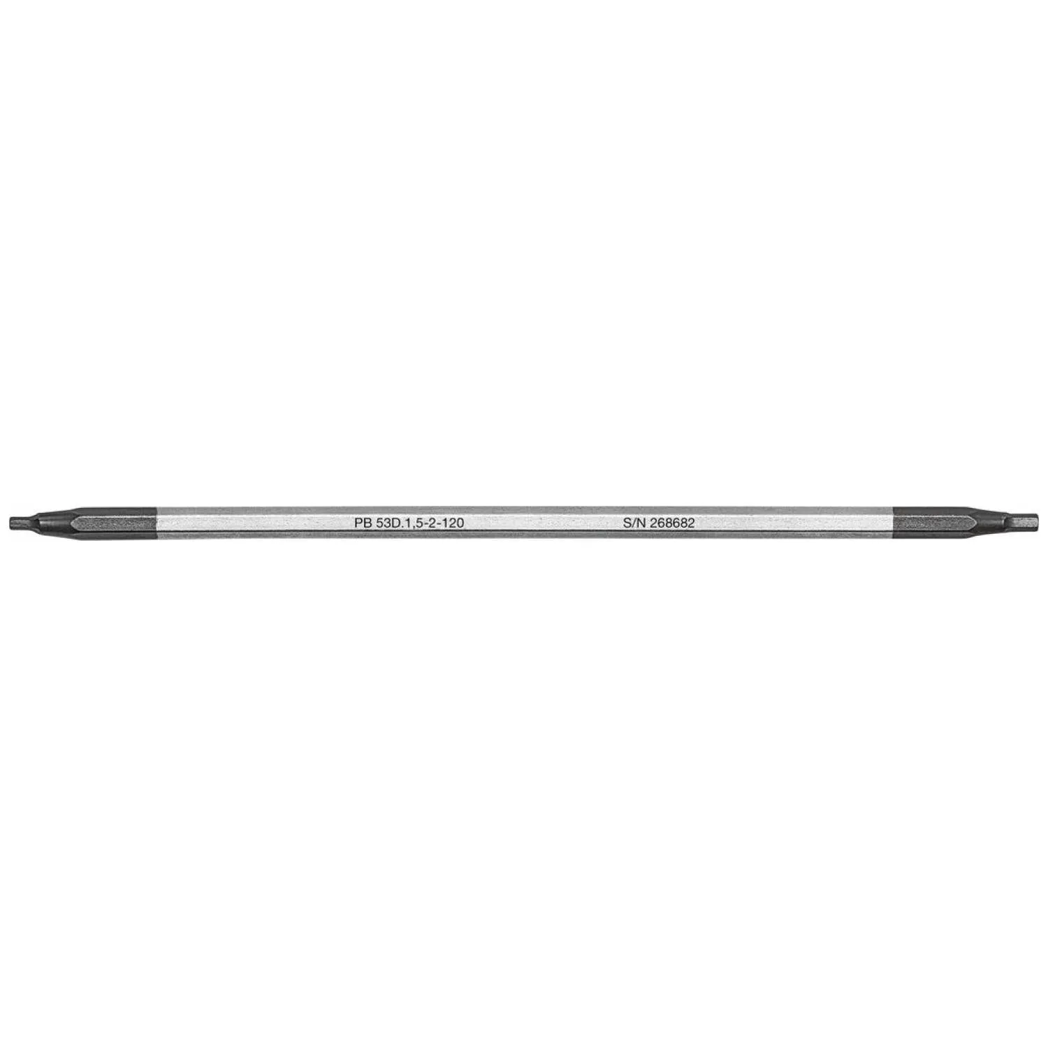 PB Swiss Tools PB 53D.1,5-2-120 Interchangeable blade for telescopic handle PB 53, 1100 and MecaTorque and DigiTorque handles, 2.5mm/4mm x 120mm