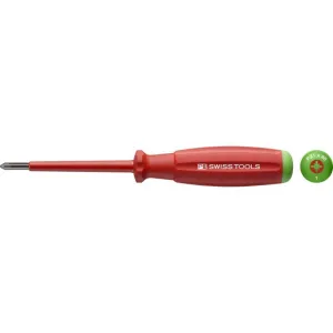 PB Swiss Tools PB 58192.3-150 Pozidriv SwissGrip VDE Screwdriver, PZ3 x 150mm, Insulated