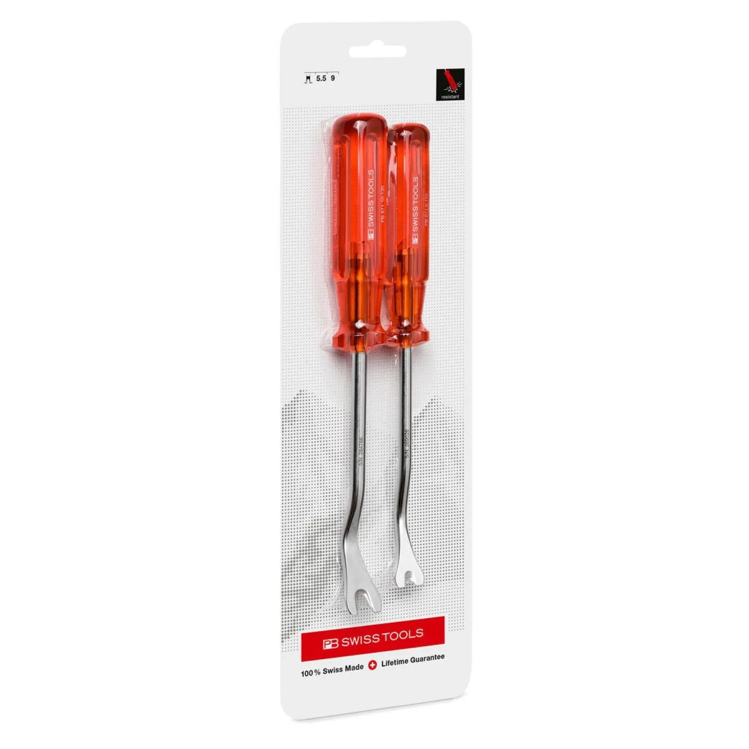 PB Swiss Tools PB 671.CN Clip Clamp Tool Classic Handle 2 Pcs