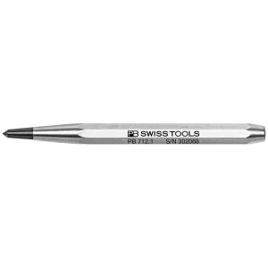 PB Swiss Tools PB 712.1 Octagonal center punches with tungsten carbide point, 8 mm