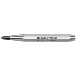 PB Swiss Tools PB 712.3 Octagonal center punches with tungsten carbide point, 12 mm