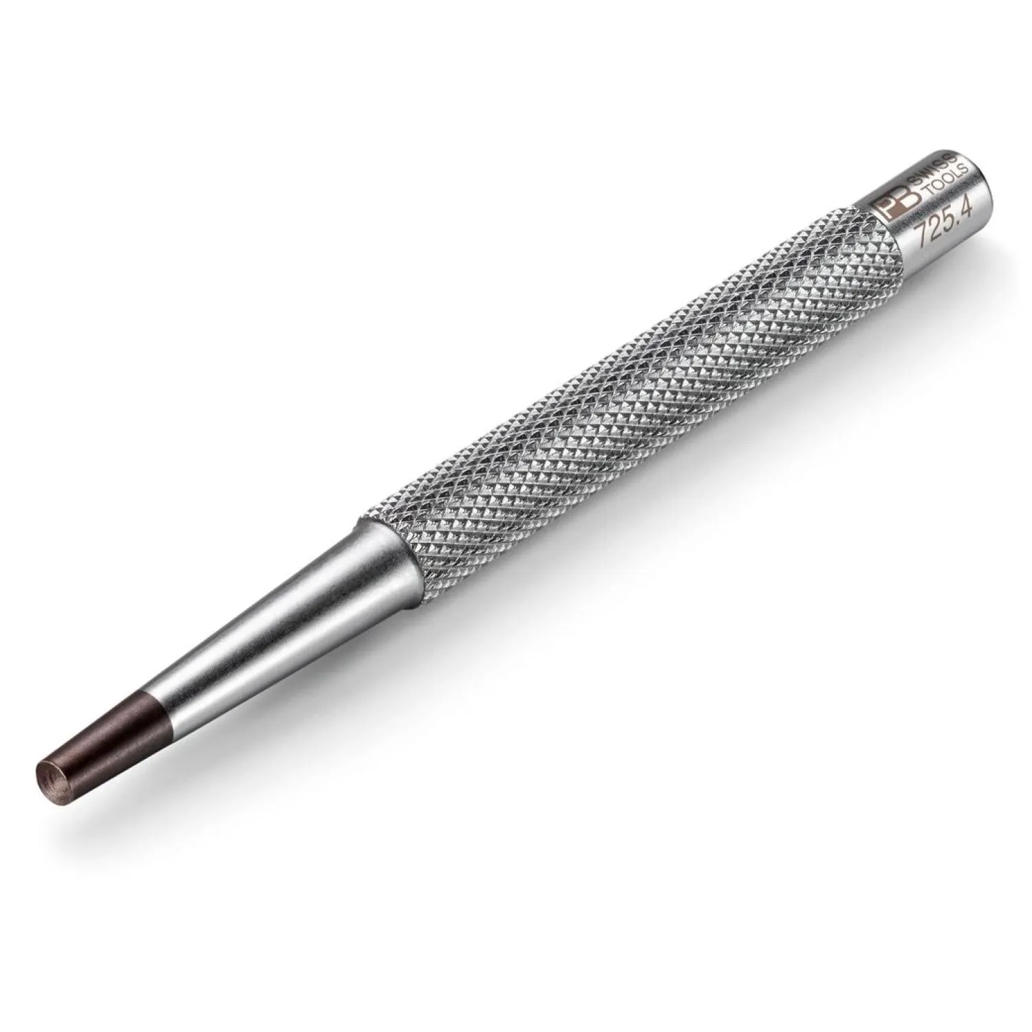 PB Swiss Tools PB 725.4 Knurled Nail Punches w/ Concave Tip, 4 mm