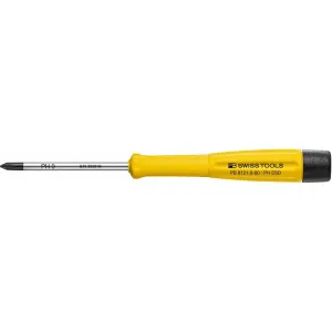 PB Swiss Tools PB 8121.0-60 ESD Electronics Screwdriver, Phillips, PH0 x 60mm