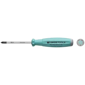 PB Swiss Tools PB 8192.0-60 LG  Pozidriv SwissGrip Screwdrivers, PZ0 x 60mm