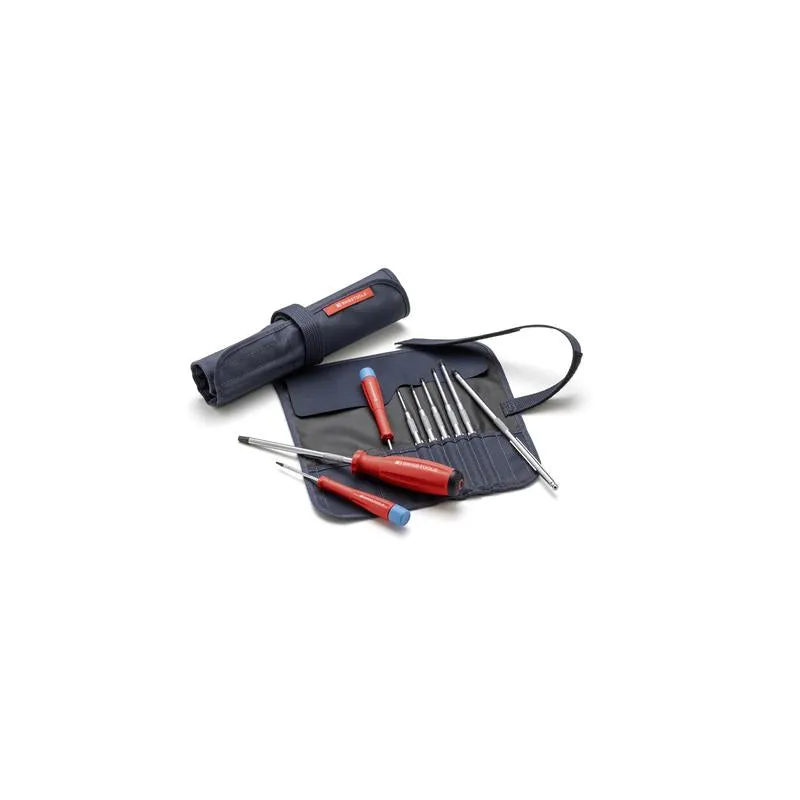 PB Swiss Tools PB 8218.GY V02 SwissGrip Screwdriver Set With Interchangeable Blades