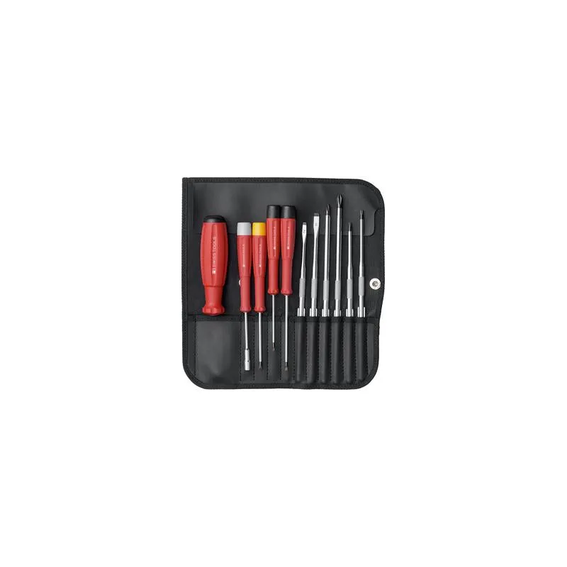 PB Swiss Tools PB 8220.ind. Screwdriver set in roll-up case for computers