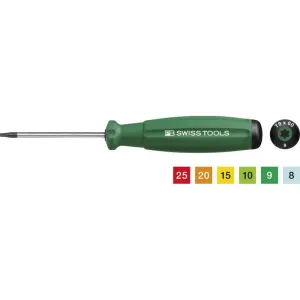 PB Swiss Tools PB 8400.9-60 GR SwissGrip Screwdrivers, TORX, T9 x 60mm
