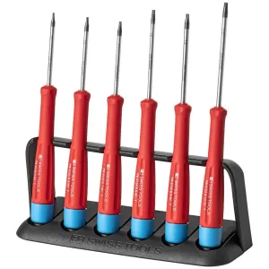 PB Swiss Tools PB 8643 Precision Screwdriver Set TORX Soft-Grip Colour-Coded Electronics 6-Piece