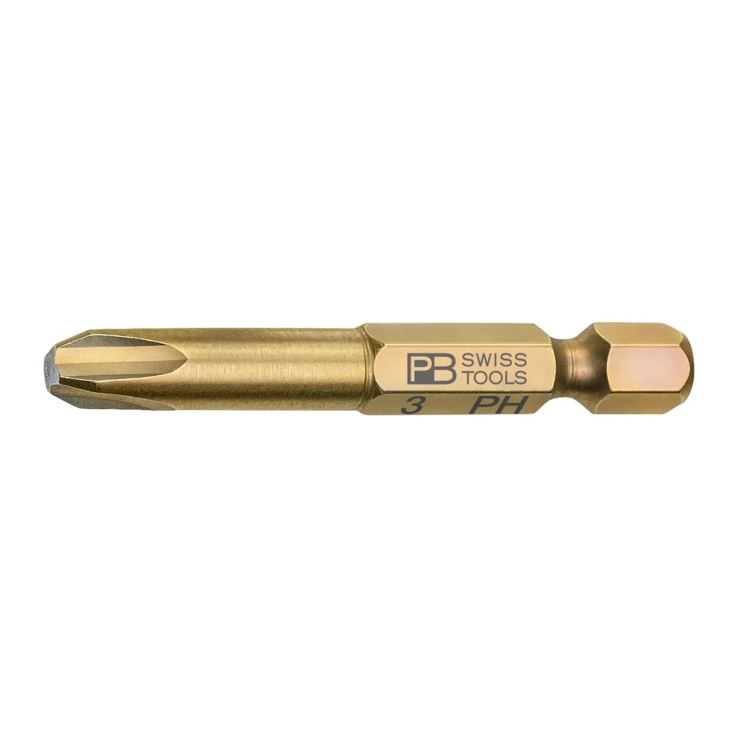 PB Swiss Tools PB E6.190/3 PrecisionBit, Design E 6.3 (1/4")