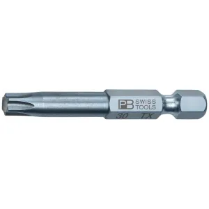 PB Swiss Tools PB E6.400/30-50 PrecisionBit, Design E6 1/4" Bits, TORX - T30