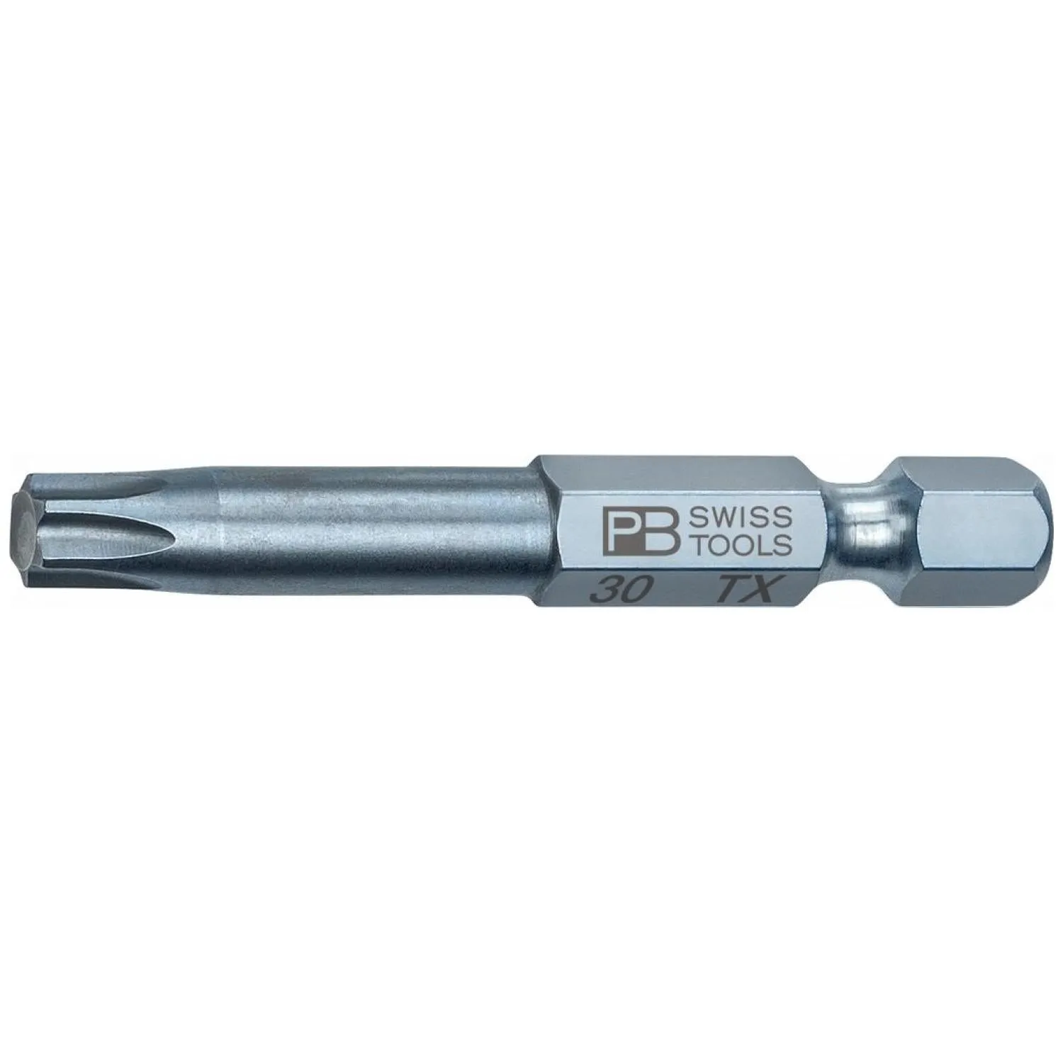 PB Swiss Tools PB E6.400/30-50 PrecisionBit, Design E6 1/4" Bits, TORX - T30