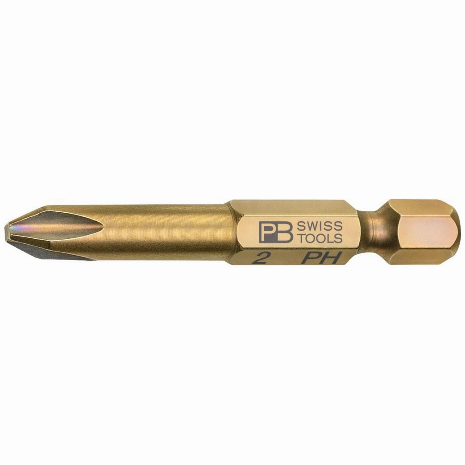 PB Swiss Tools PB E6.190/2 MP PrecisionBit, Design E 6.3 (1/4"), 10 Pack