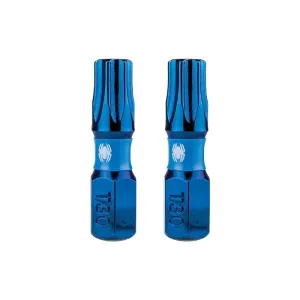 Spyder 19043 Mach-Blue T30 1/4-in x 1-in TORX Impact Driver Bit 2 Piece