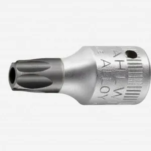 Stahlwille 01351008 44KTXB Security TORX Socket, T8s 1/4" Drive