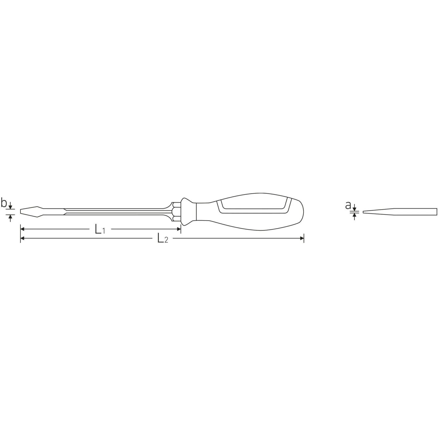 Stahlwille 46223580 Slotted screwdriver Drall 