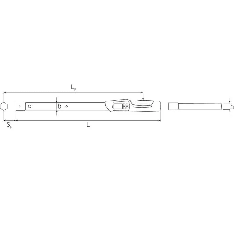 Stahlwille 96502080 Electromechanical Torque Wrench