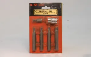 Suekage Torx Drive Bit & Socket Set 1/2" Dr