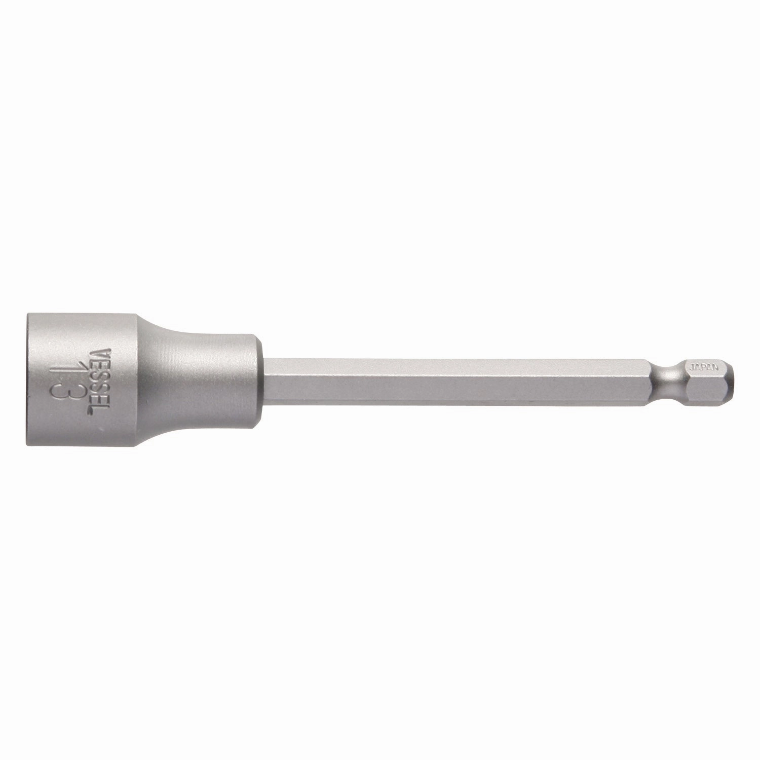 Vessel MB45AF1350P1 Power Bit 1/4" Hex B, A/F13x50 Nutsetter with Press-Fit Magnet