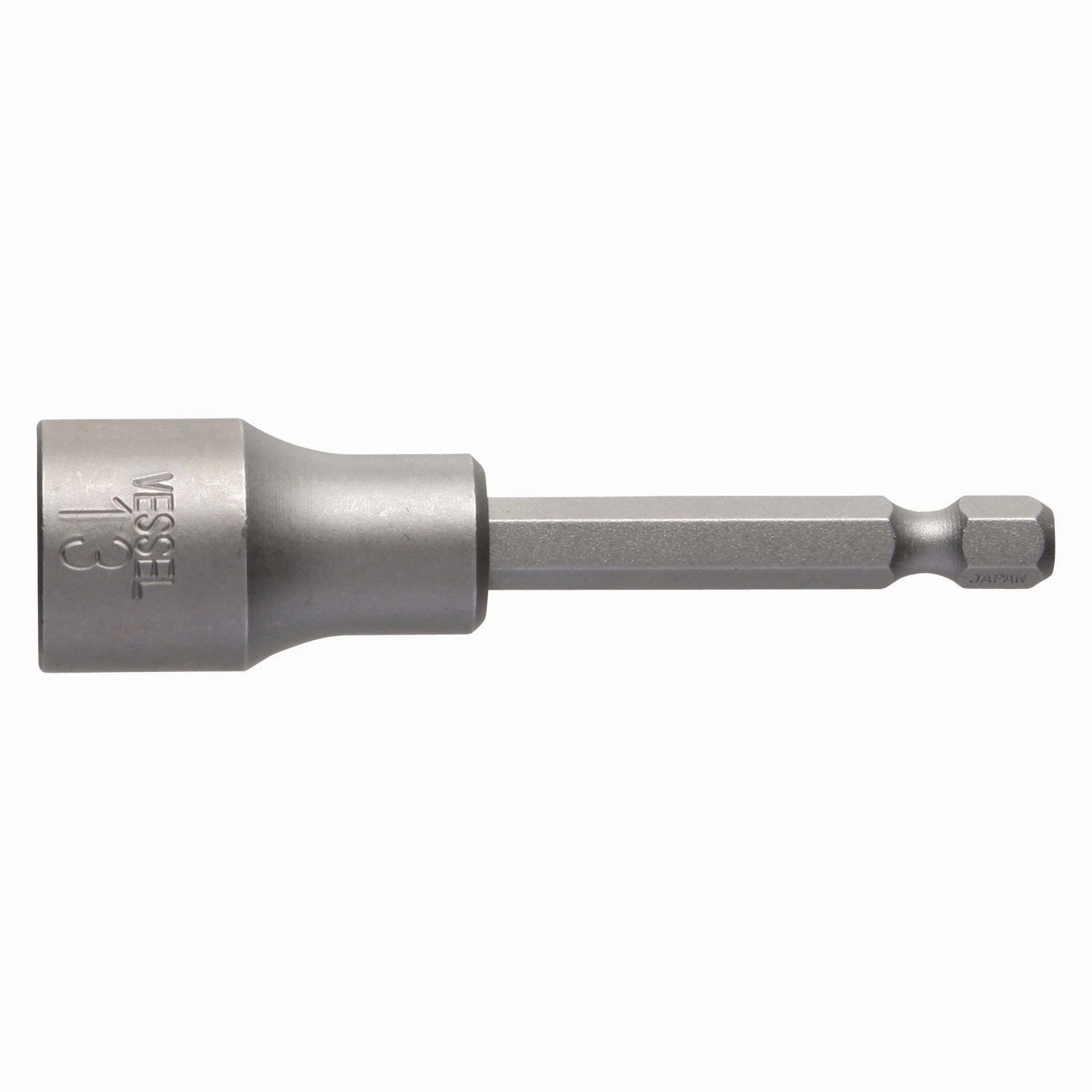 Vessel MB45AF1375P1 Power Bit  1/4" Hex B, A/F13x75 Nutsetter with Press-Fit Magnet