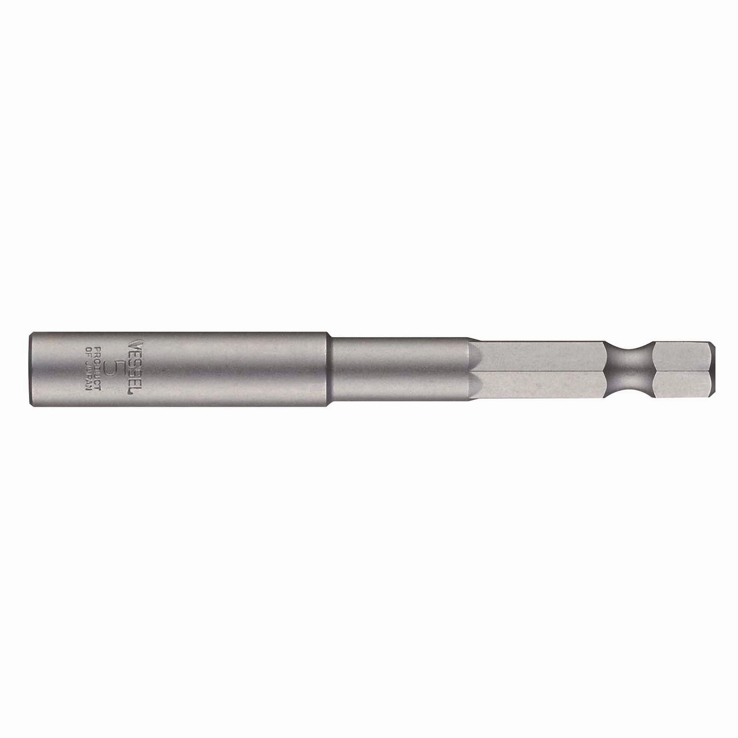 Vessel MB45AF575P1 POWER BIT 1/4" Hex B, A/F5x75 Nutsetter with Press-Fit Magnet