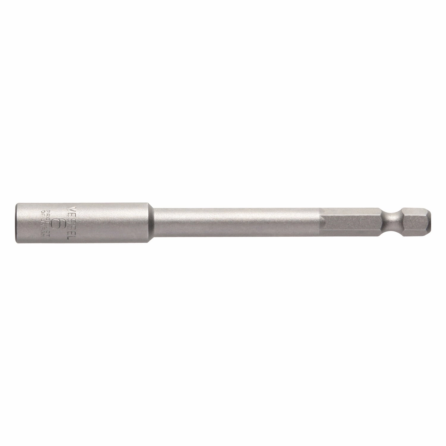Vessel MB45AF675P1 POWER BIT 1/4" Hex B, A/F6x75 Nutsetter with Press-Fit Magnet