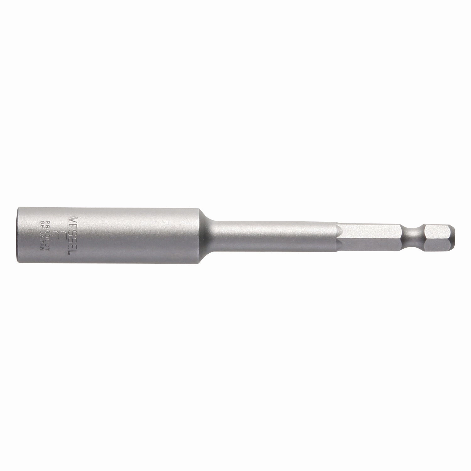 Vessel MB45DAF8100P1 POWER BIT 1/4" Hex B, A/F8x100 Sliding Magnet Nutsetter