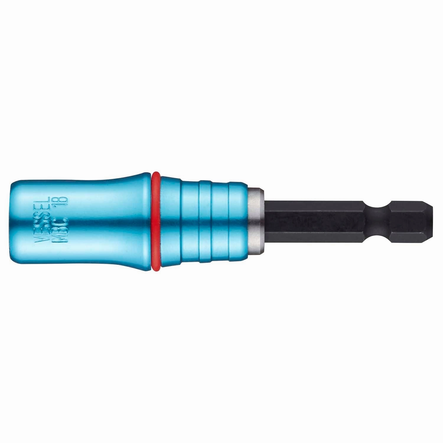 Vessel MBCAF63571 Power Bit 1/4" Hex B, A/F6.35x60 C-ring Ring-Magnet Bit Holder
