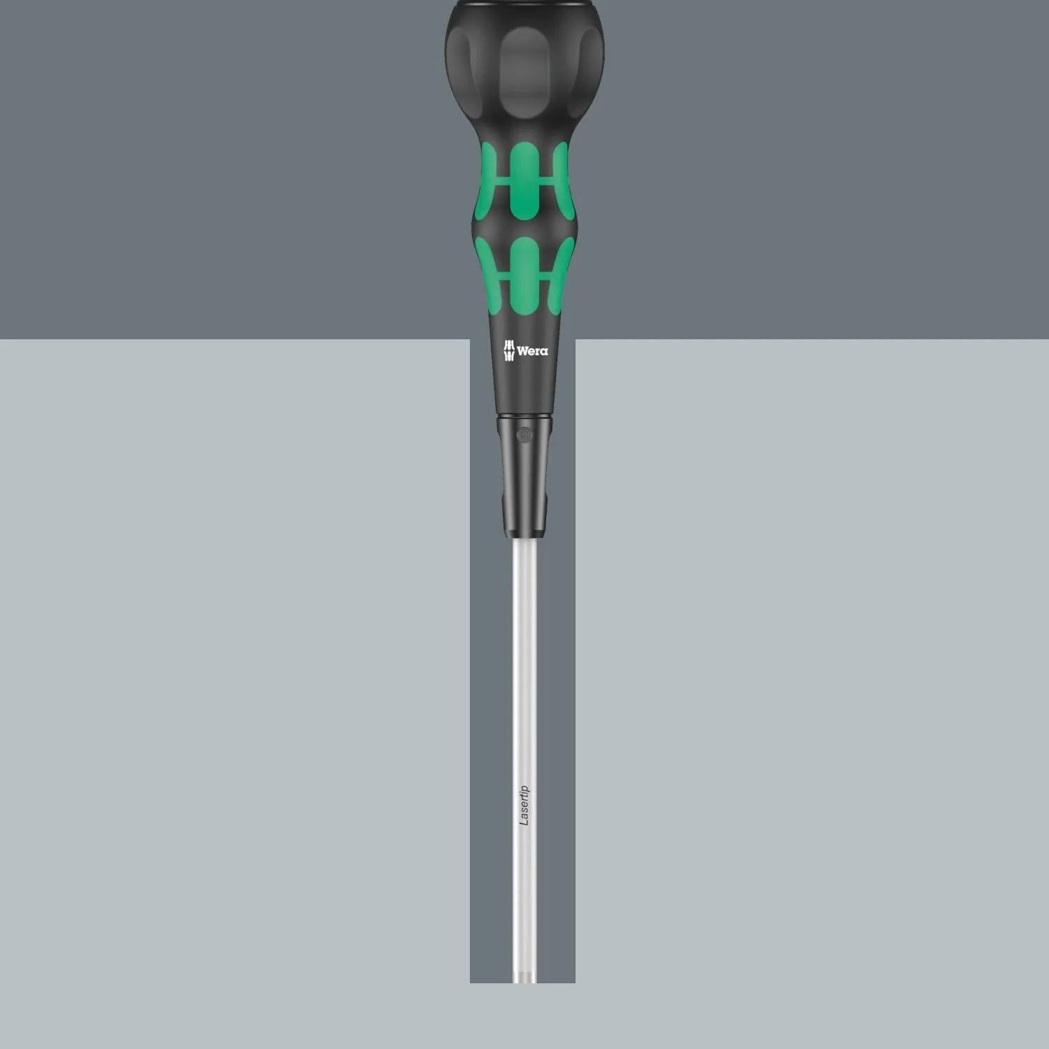 Wera 05007900001 Kraftform Ball-Grip Slotted Screwdriver - Workshop Blade, 6 x 100 mm