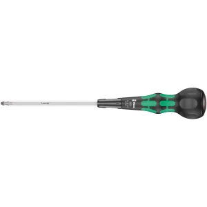 Wera 05007907001 Kraftform Ball-Grip Phillips Screwdriver - Workshop Blade, PH 2 x 150 mm