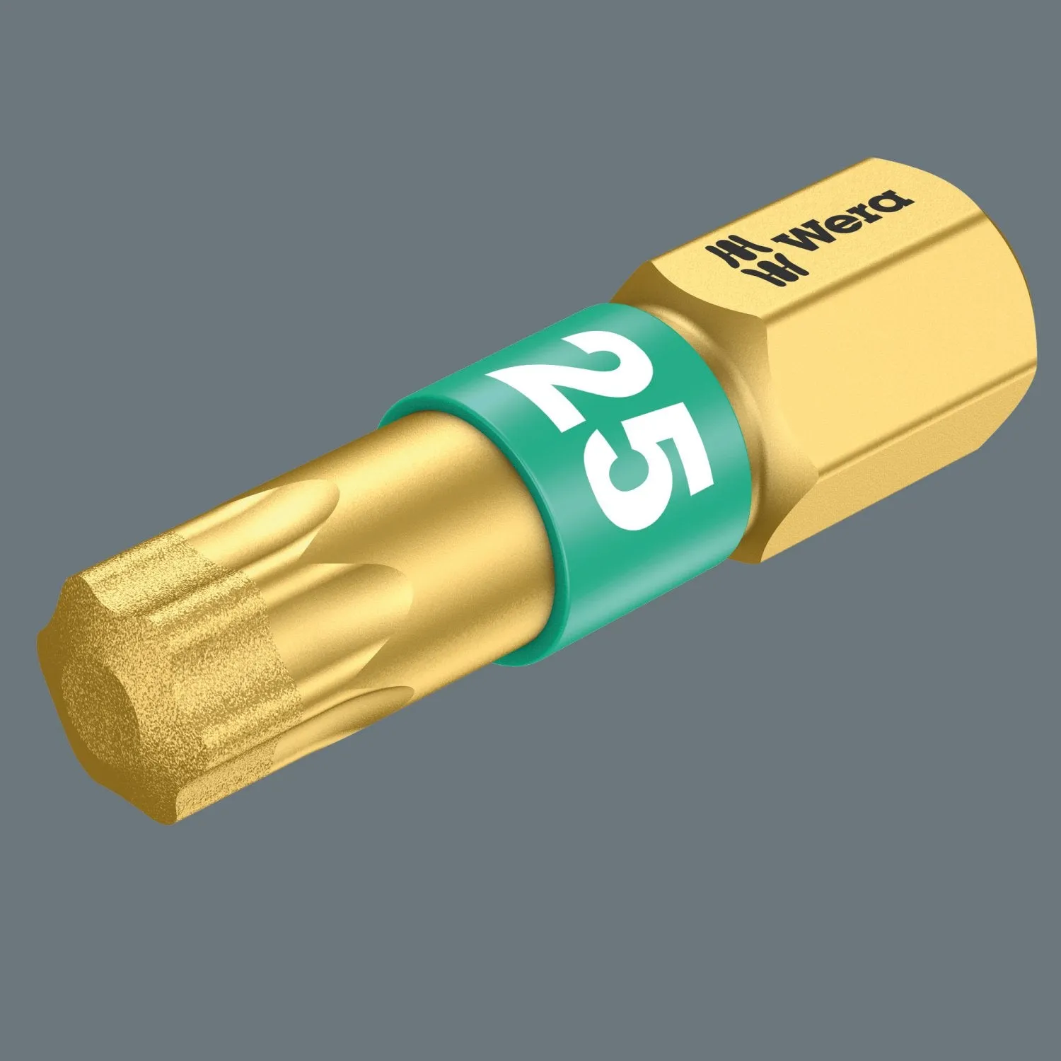 Wera 05134377001 1 BDC Diamond Coated TORX 25 Bit, 5 Piece