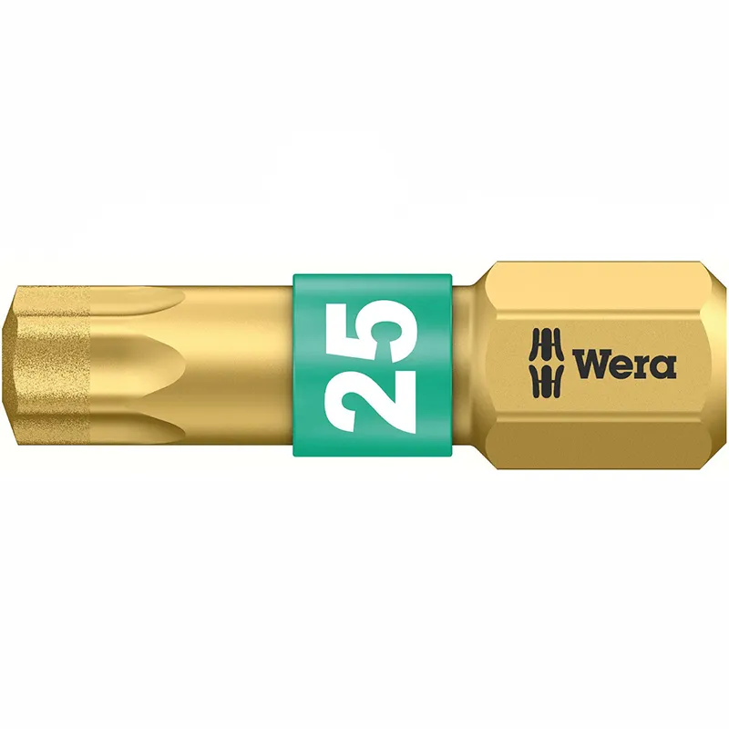 Wera 05134377001 1 BDC Diamond Coated TORX 25 Bit, 5 Piece