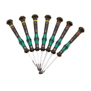 Wera 05345271001 Kraftform Micro Slotted & Phillips Precision Screwdriver Set