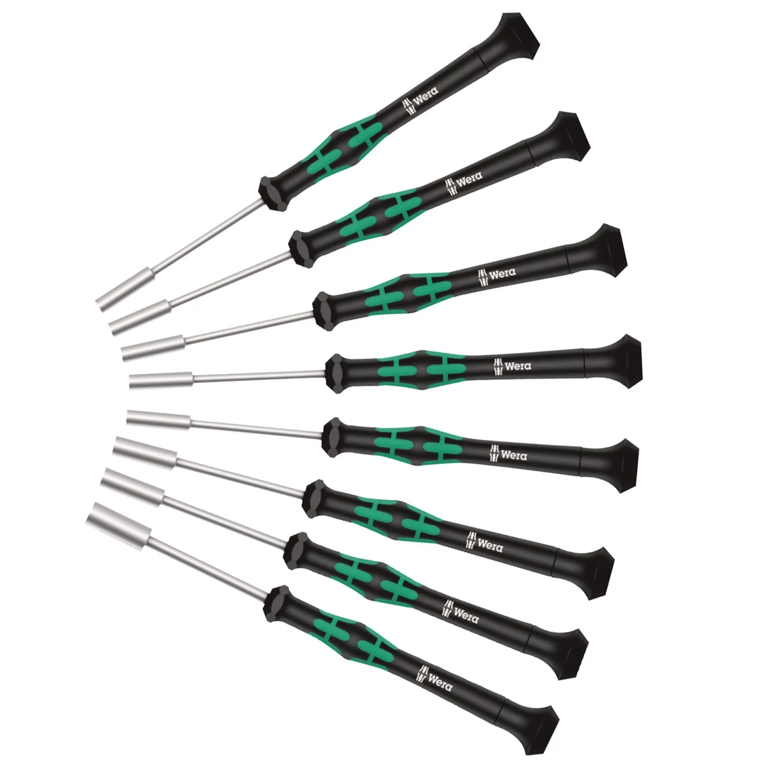 Wera 05345278001 Kraftform Micro Metric Precision Nut Driver Set