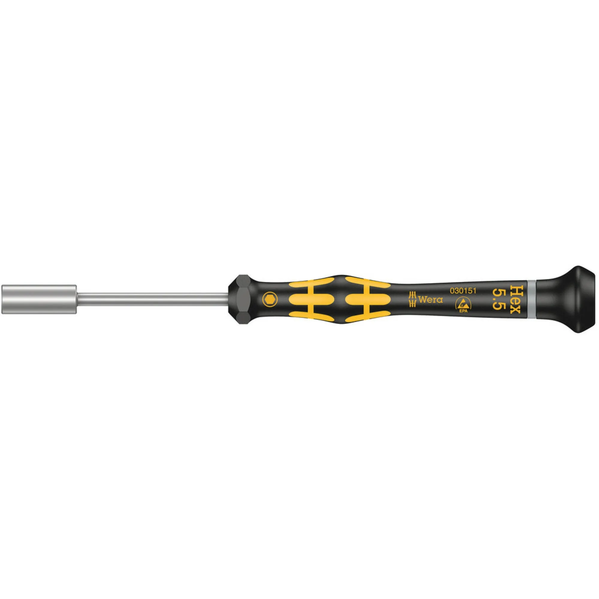 Wera 1569 ESD Nutdriver Kraftform Micro, 4 x 60 mm
