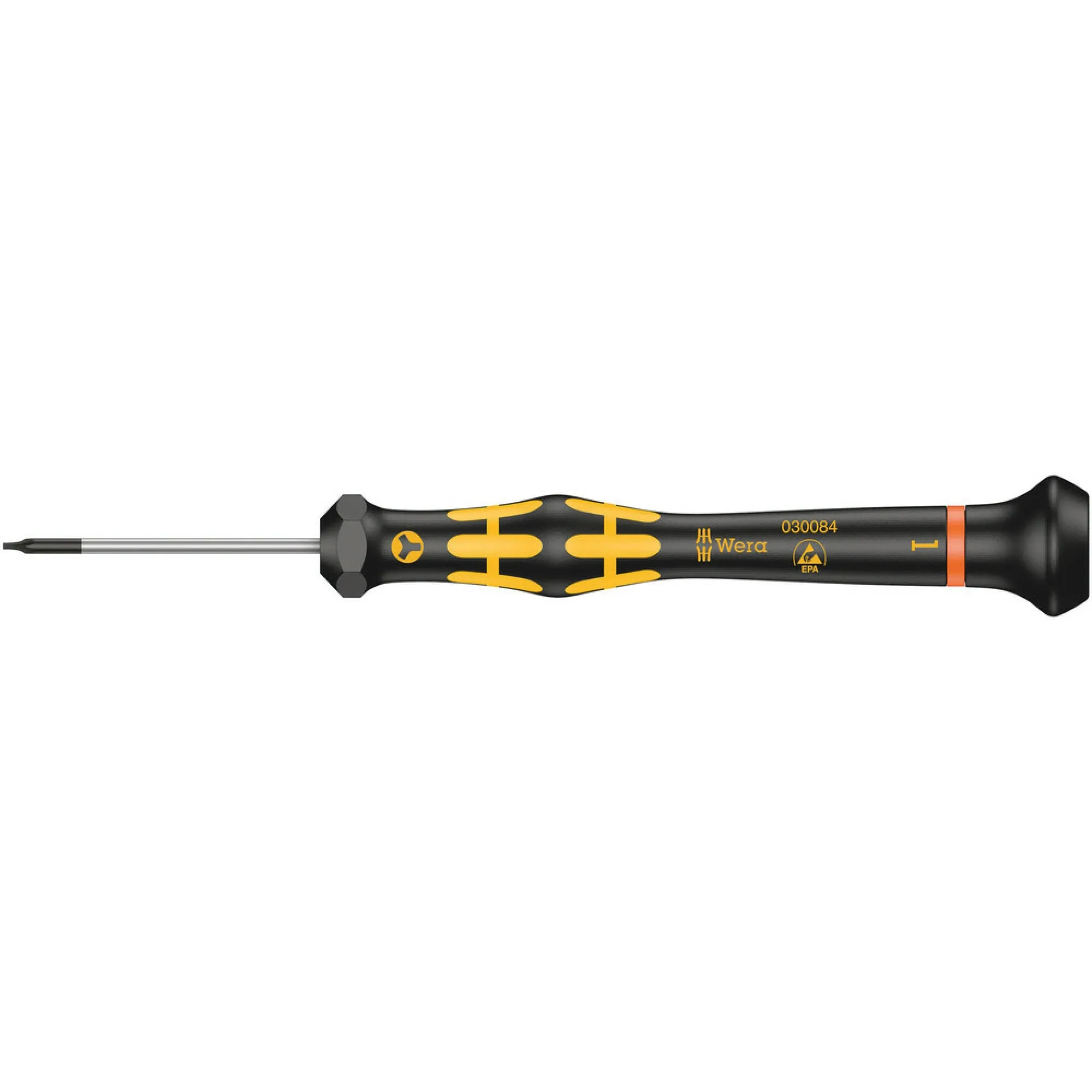 Wera 1572 ESD Kraftform Micro screwdriver for Microstix screws, 1 x 40 mm