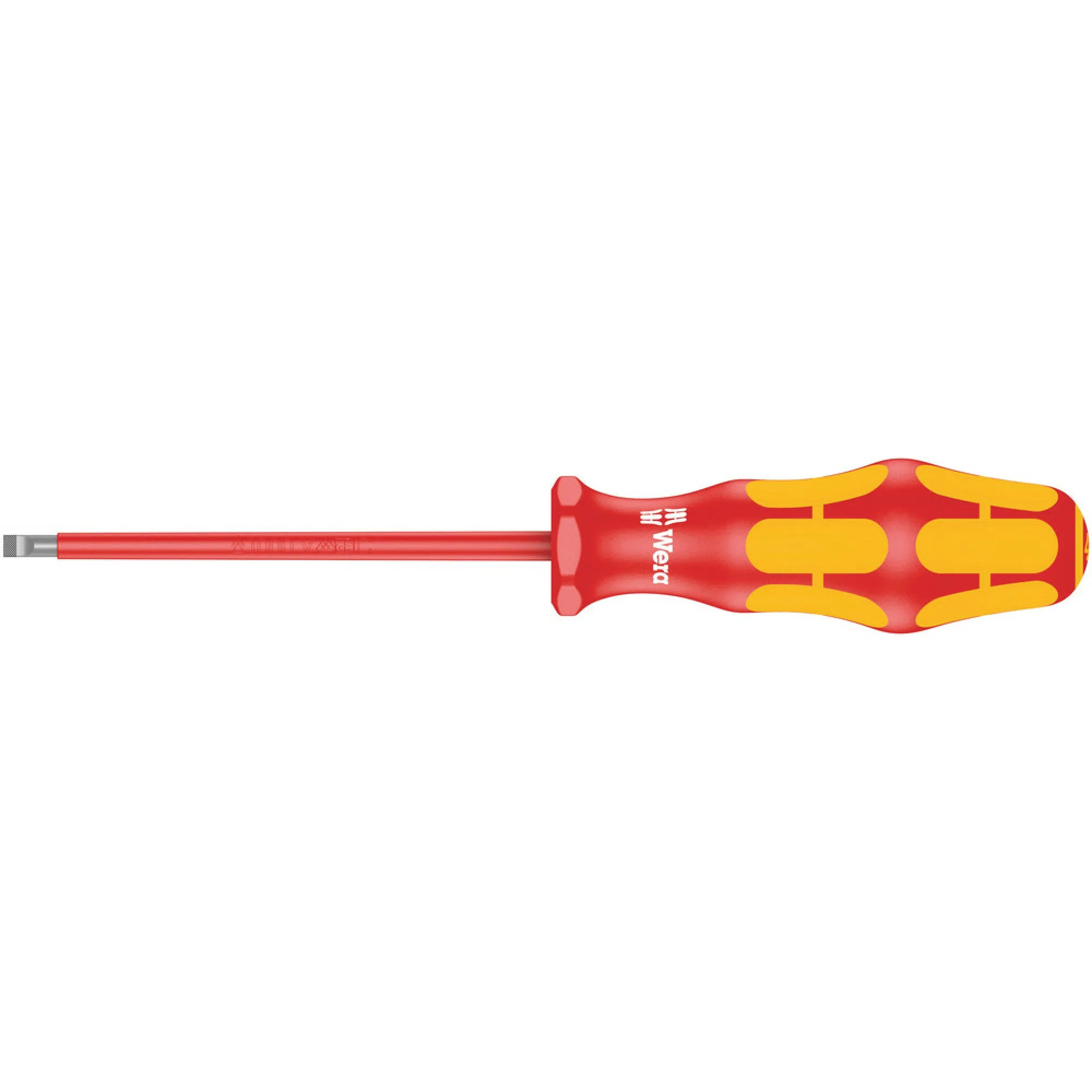 Wera 160 i VDE Insulated screwdriver for slotted screws, 0.4 x 2.5 x 80 mm