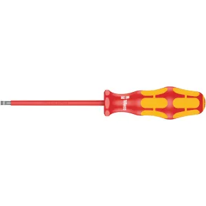 Wera 160 i VDE Insulated screwdriver for slotted screws, 0.4 x 2.5 x 80 mm