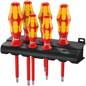 Wera 160 i/6 Rack Screwdriver set Kraftform Plus Series 100   Rack, 6 pieces
