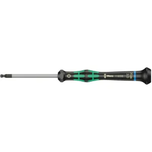 Wera 2052 Ball end hexagon screwdriver for electronic applications, 2 x 60 mm