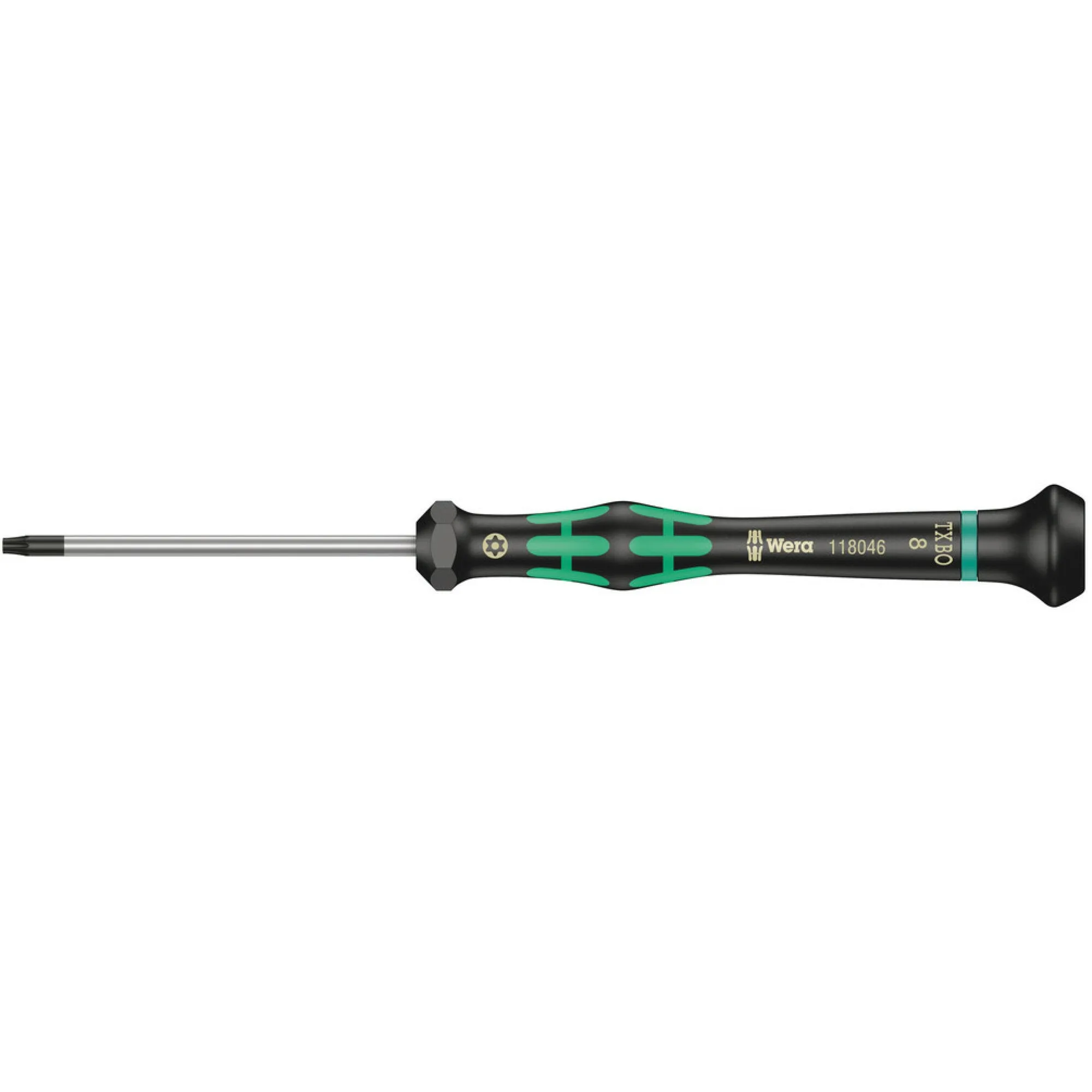 Wera 2067 TORX BO Screwdriver for tamper-proof TORX screws for electronic applications, TX 7 x 60 mm