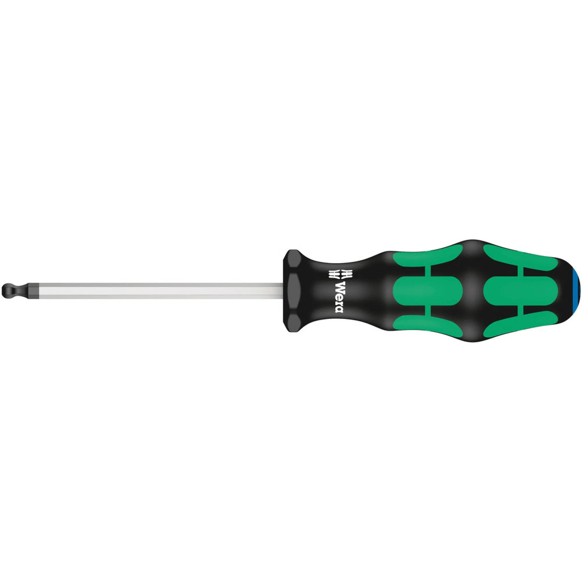 Wera 352 Ball end screwdriver for hexagon socket screws, 7/32" x 100 mm