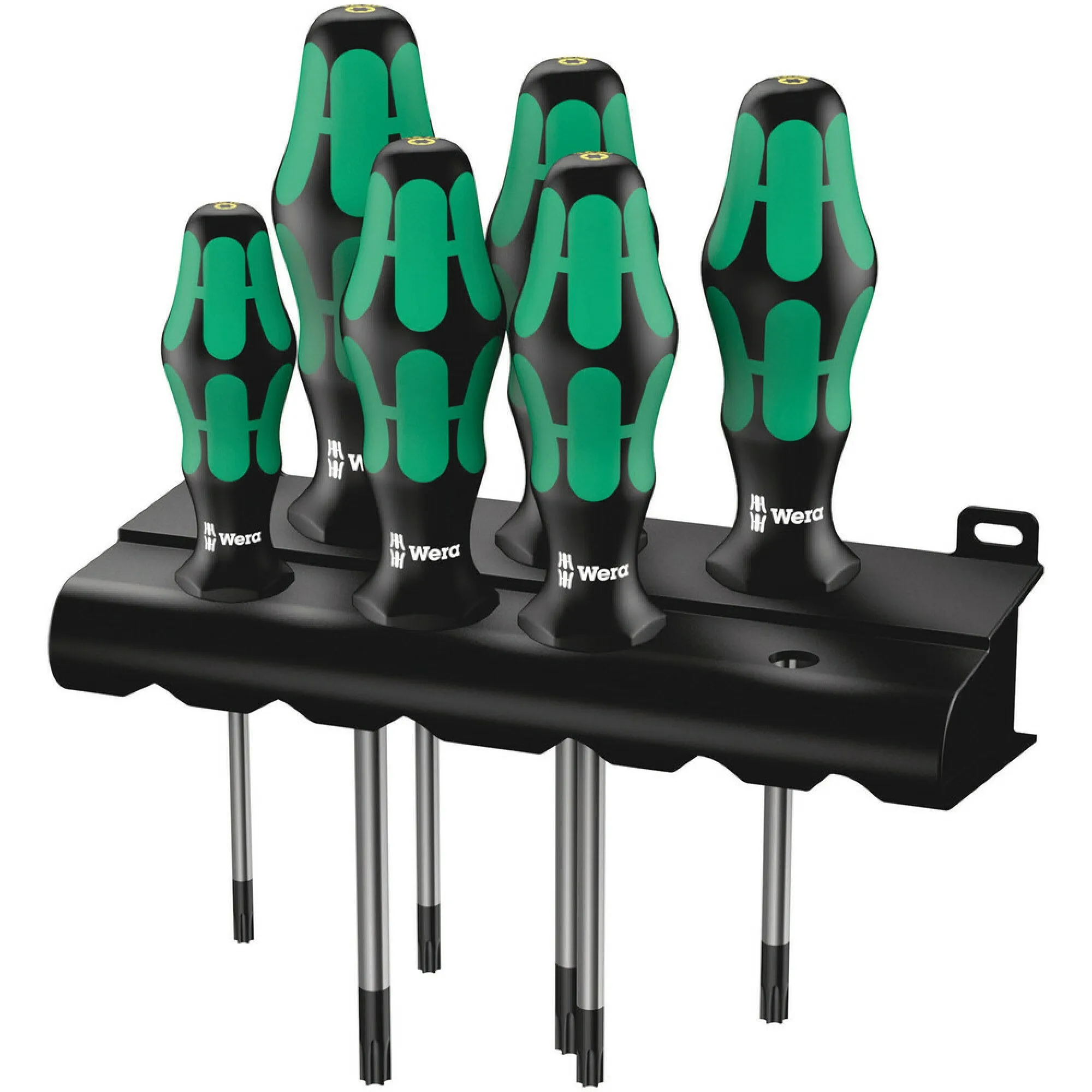 Wera 367/6 TORX BO Kraftform Screwdriver set and rack, 6 pieces